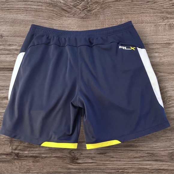 Ralph Lauren RLX Y2K Gym Training Shorts, Navy‎ Blue - Size Medium - Picture 3 of 9